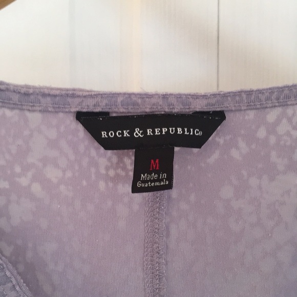 Rock & Republic snakeskin print top - Picture 3 of 4